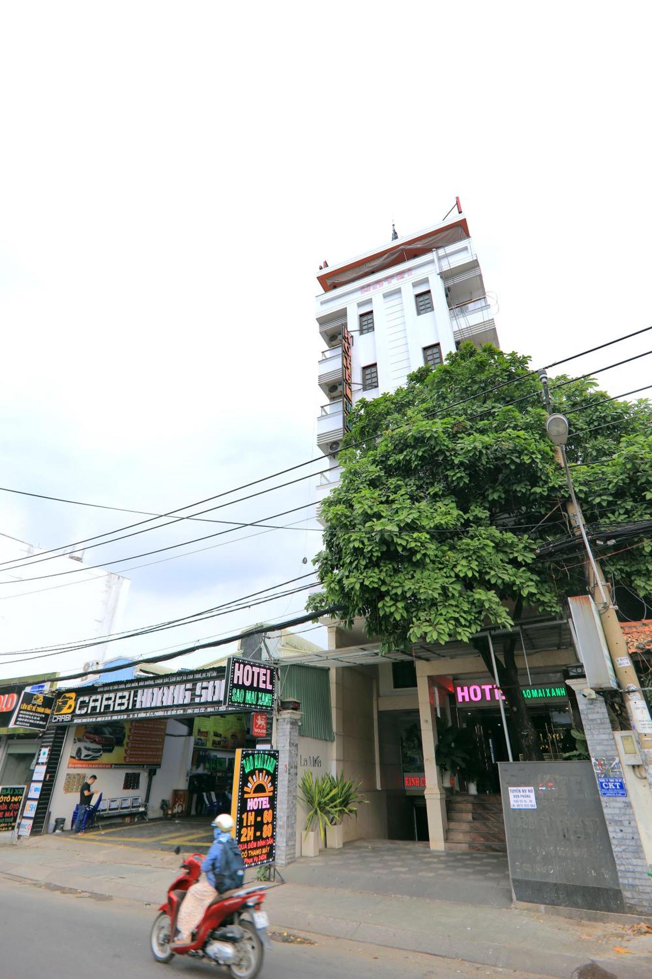 Khach San Sao Mai Xanh - Sao Mai Xanh Hotel โฮจิมินห์ซิตี้ ภายนอก รูปภาพ