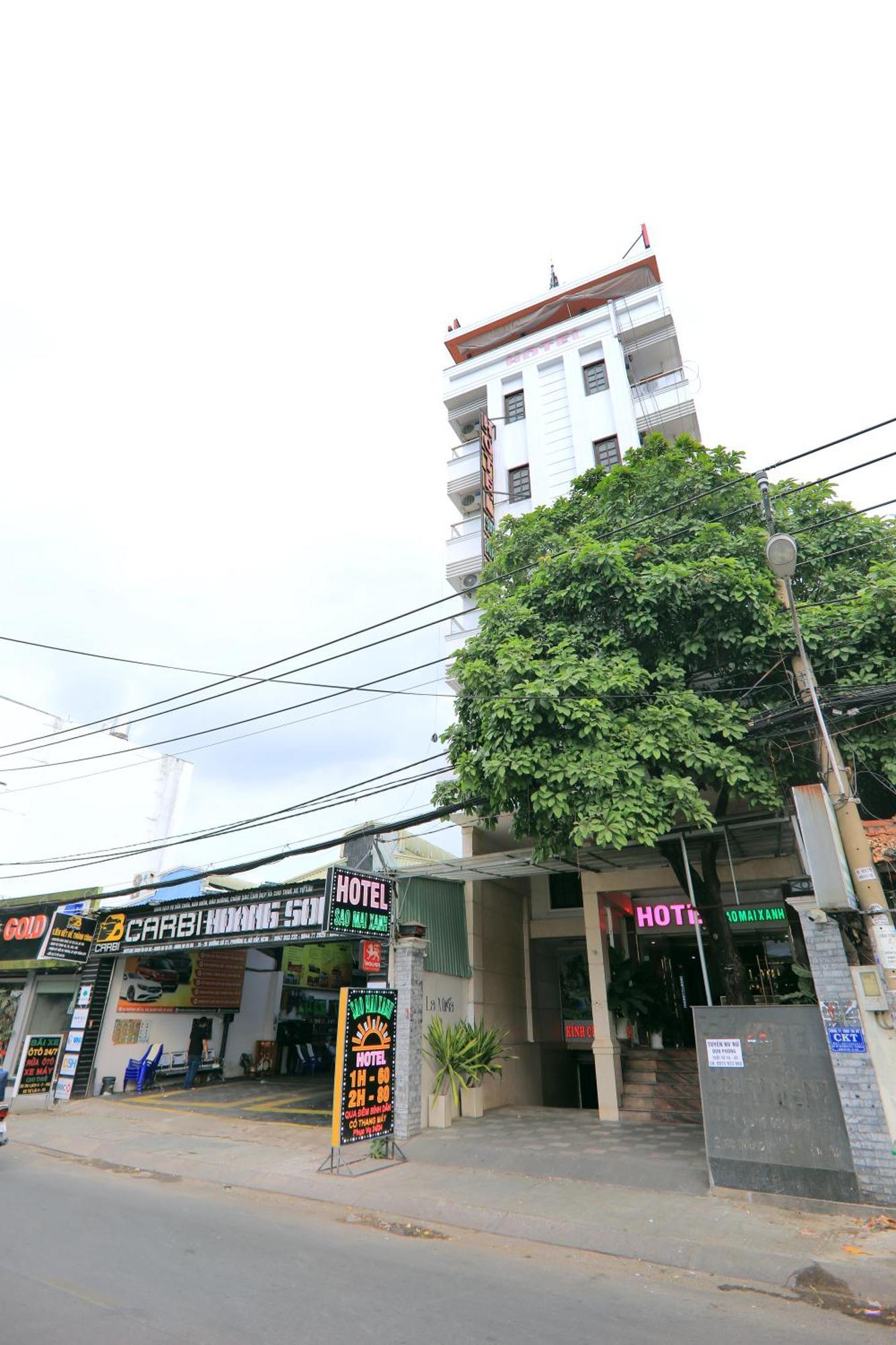Khach San Sao Mai Xanh - Sao Mai Xanh Hotel โฮจิมินห์ซิตี้ ภายนอก รูปภาพ